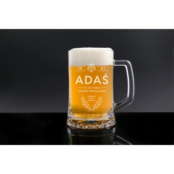 Birthday beer mug with engraving - MUG007