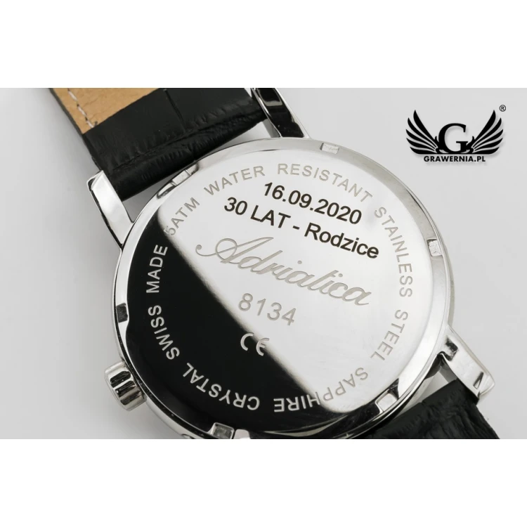 Engraving service for a dedication on a watch - UGR13