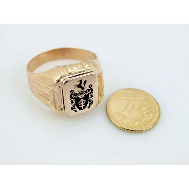 Coat of Arms Engraving Service on Signet Rings - Heraldic Signets - SY009