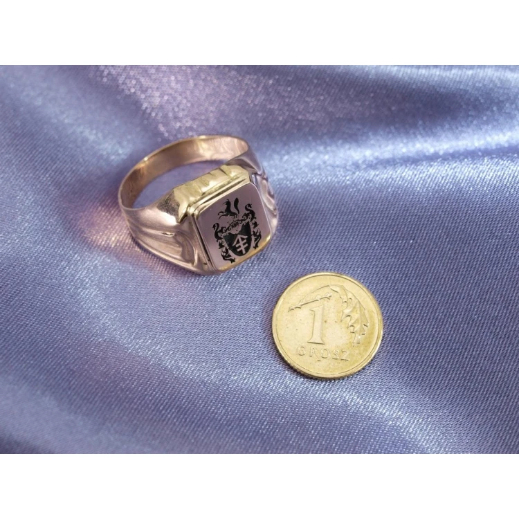 Coat of Arms Engraving Service on Signet Rings - Heraldic Signets - SY009