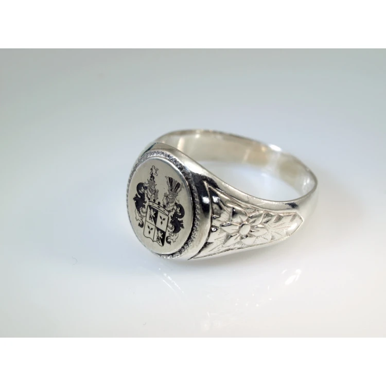 Coat of Arms Engraving Service on Signet Rings - Heraldic Signets - SY010