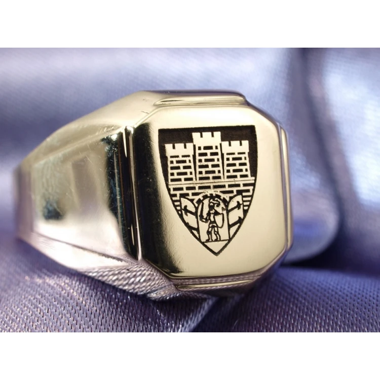 Coat of Arms Engraving Service on Signet Rings - Heraldic Signets - SY011