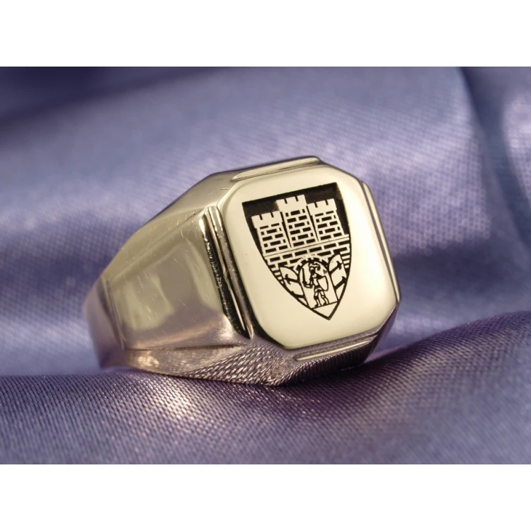 Coat of Arms Engraving Service on Signet Rings - Heraldic Signets - SY011