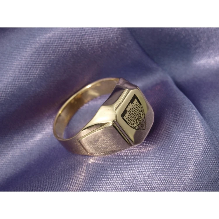 Coat of Arms Engraving Service on Signet Rings - Heraldic Signets - SY011
