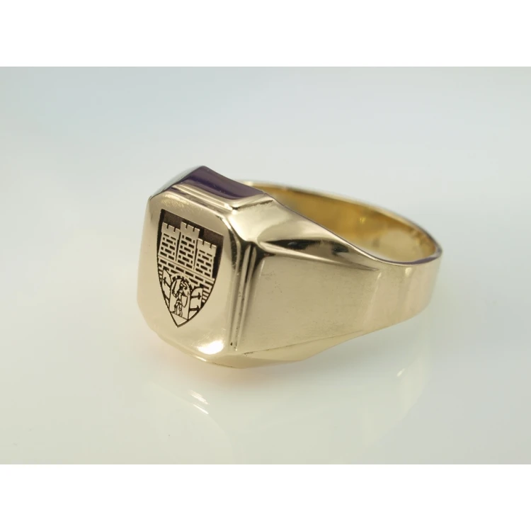Coat of Arms Engraving Service on Signet Rings - Heraldic Signets - SY011