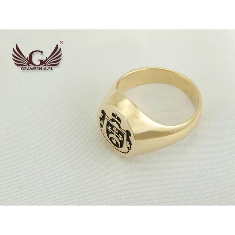 Coat of Arms Engraving Service on Signet Rings - Heraldic Signets - SY024