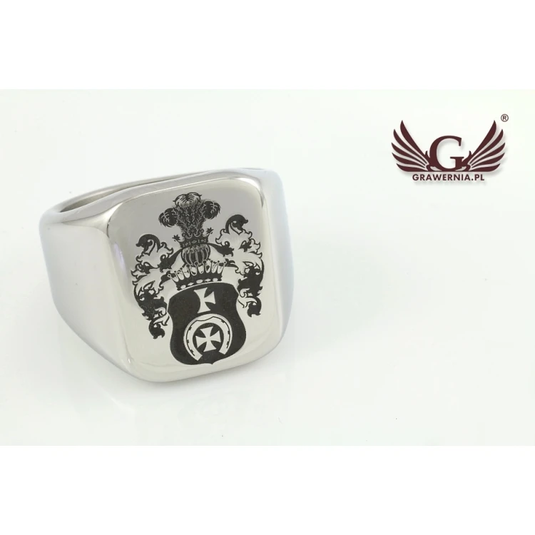 Coat of Arms Engraving Service on Signet Rings - Heraldic Signets - SY025