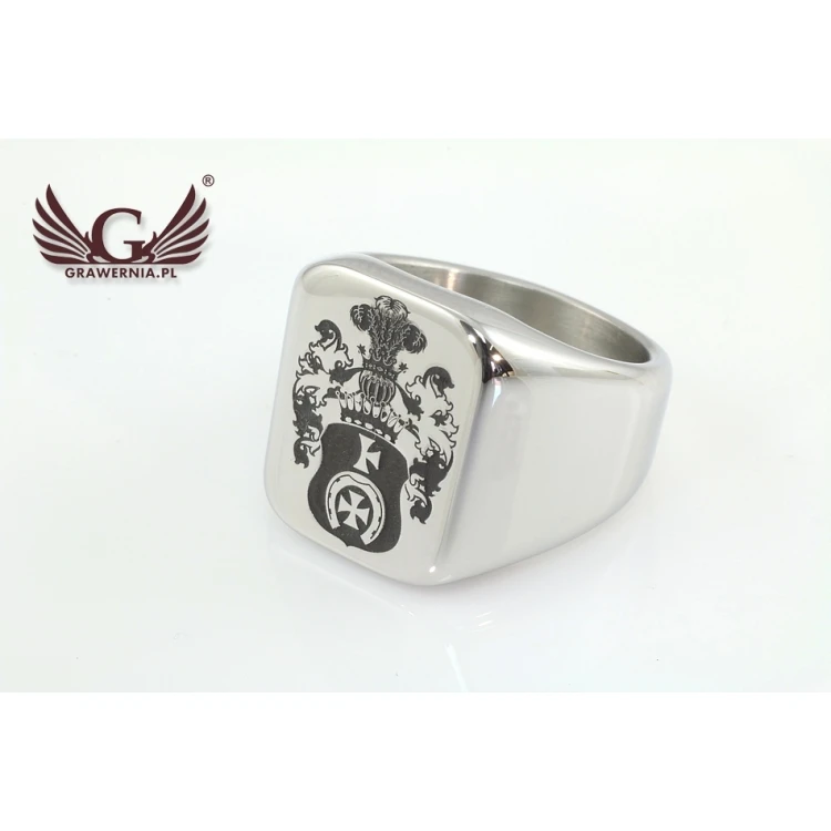 Coat of Arms Engraving Service on Signet Rings - Heraldic Signets - SY025