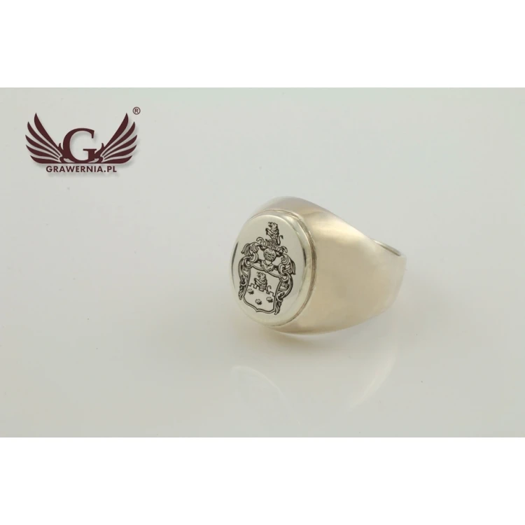 Coat of Arms Engraving Service on Signet Rings - Heraldic Signets - SY026