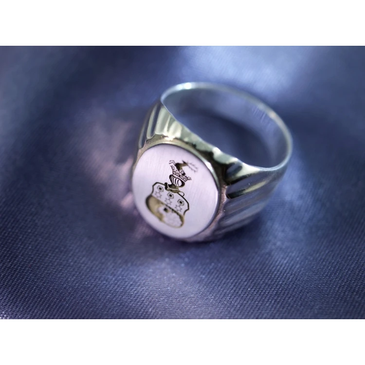 Coat of Arms Engraving Service on Signet Rings - Heraldic Signets - SY003
