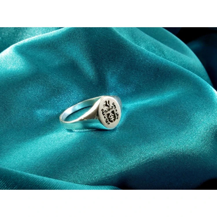 Coat of Arms Engraving Service on Signet Rings - Heraldic Signets - SY004