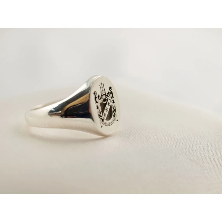 Coat of Arms Engraving Service on Signet Rings - Heraldic Signets - SY005