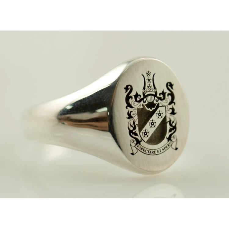 Coat of Arms Engraving Service on Signet Rings - Heraldic Signets - SY005