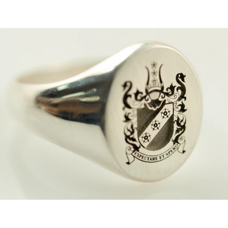 Coat of Arms Engraving Service on Signet Rings - Heraldic Signets - SY005