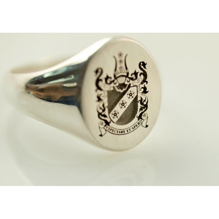 Coat of Arms Engraving Service on Signet Rings - Heraldic Signets - SY005
