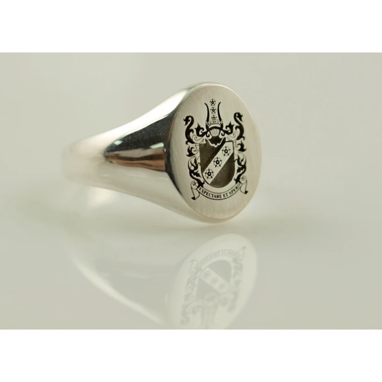 Coat of Arms Engraving Service on Signet Rings - Heraldic Signets - SY005