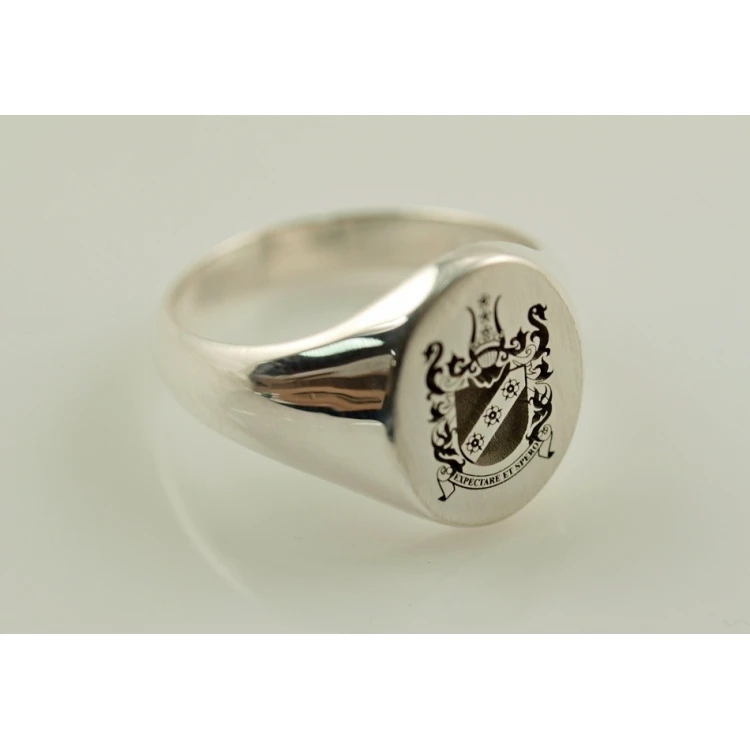 Coat of Arms Engraving Service on Signet Rings - Heraldic Signets - SY005