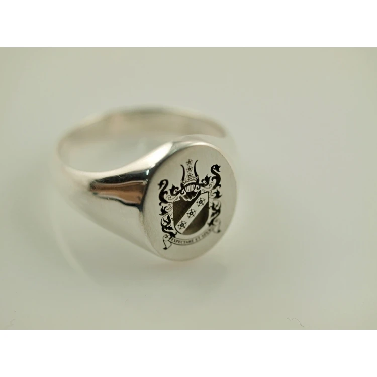 Coat of Arms Engraving Service on Signet Rings - Heraldic Signets - SY005