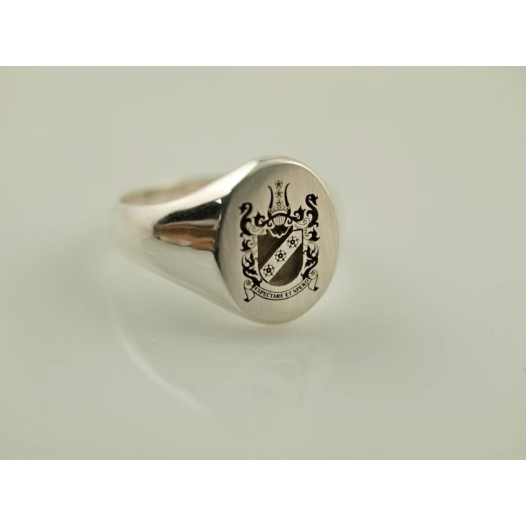Coat of Arms Engraving Service on Signet Rings - Heraldic Signets - SY005