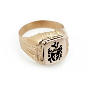 Coat of Arms Engraving Service on Signet Rings - Heraldic Signets - SY009