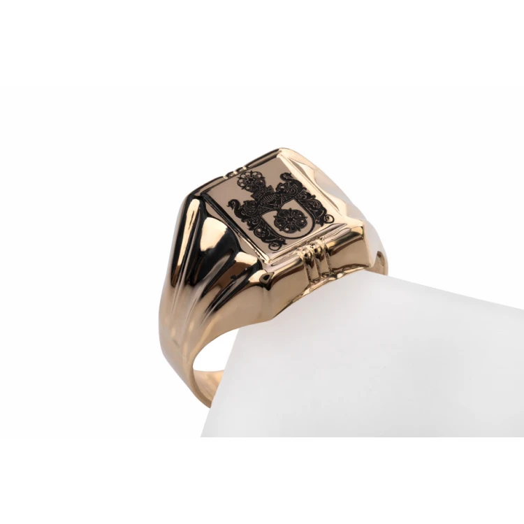 Coat of Arms Engraving Service on a Signet Ring - Heraldic Signet - SY032