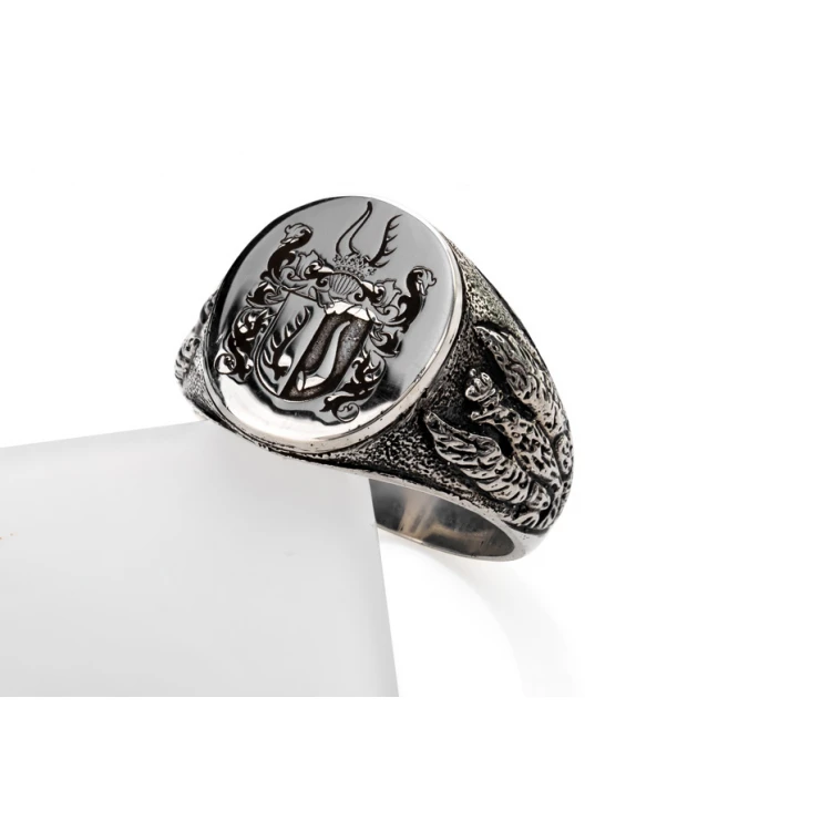 Coat of Arms Engraving Service for Signet Ring - Heraldic Signet - SY033