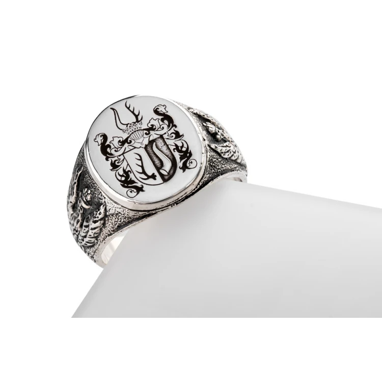 Coat of Arms Engraving Service for Signet Ring - Heraldic Signet - SY033