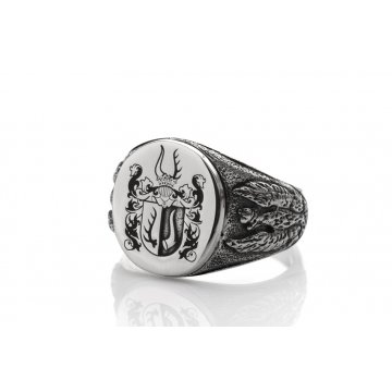 Coat of Arms Engraving Service for Signet Ring - Heraldic Signet - SY033