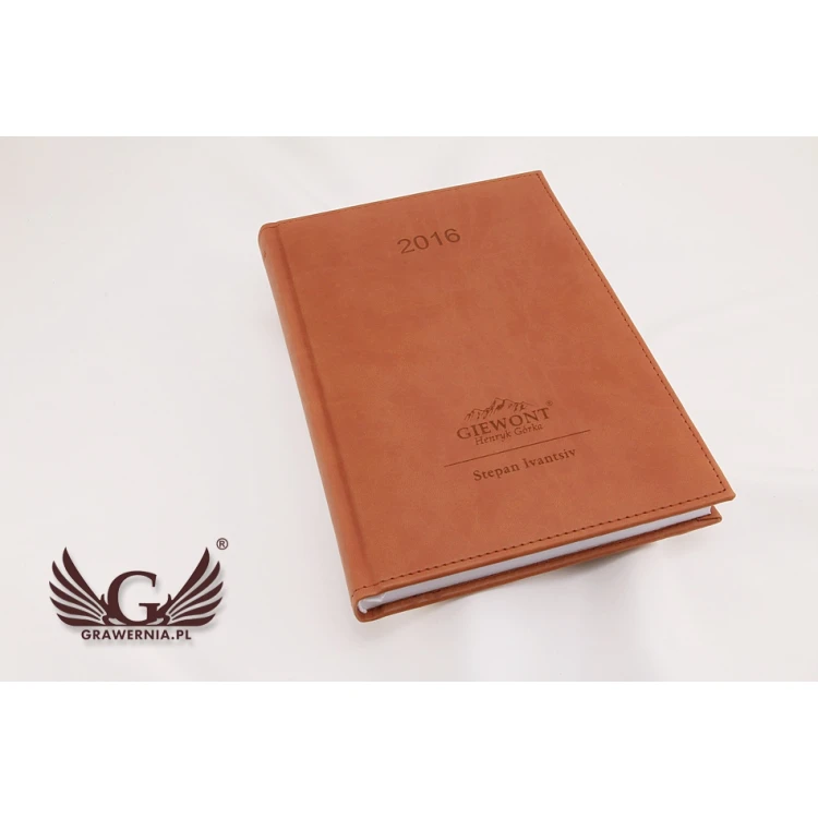 Calendar Engraving Service Personalization + Company Logo