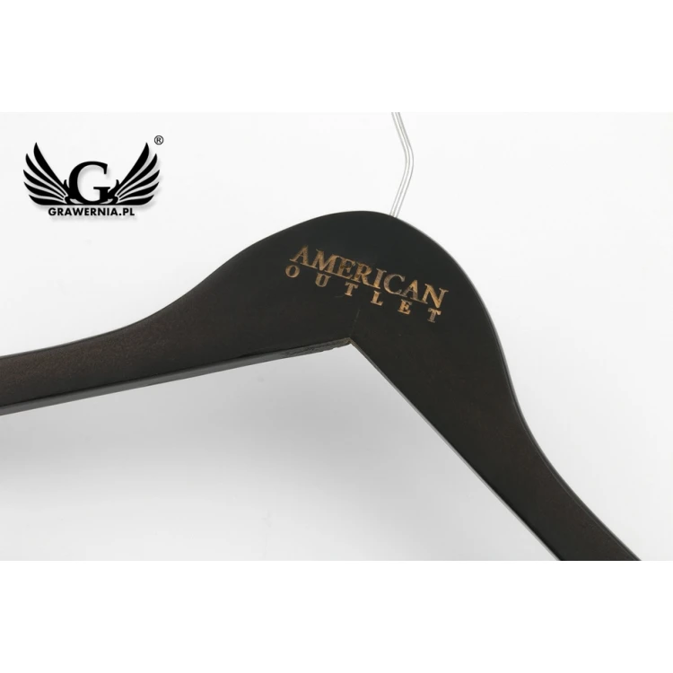 Logo Engraving Service on Wooden Hangers - UGR2