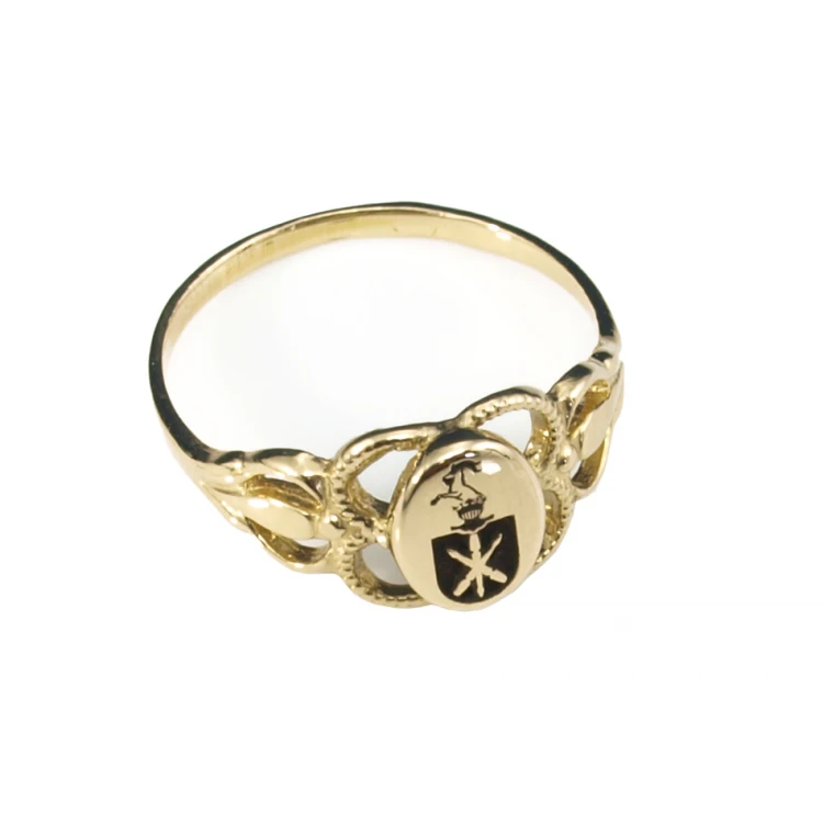 Logo/Graphic Engraving Service on Signet Rings - Signet Ring with Your Logo - SY023