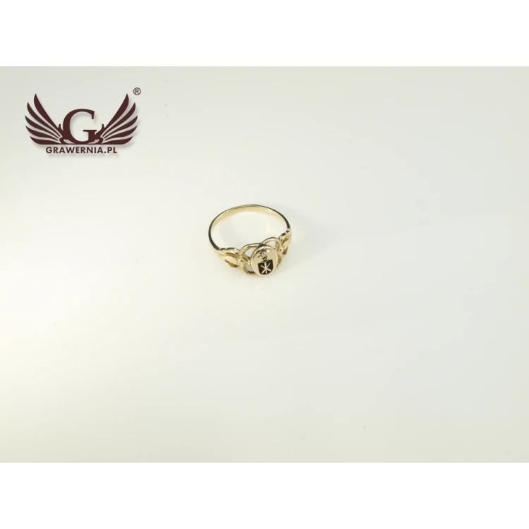 Logo/Graphic Engraving Service on Signet Rings - Signet Ring with Your Logo - SY023