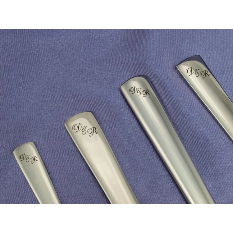 Engraving Service on Provided Cutlery Set - Initials or Family Crests - ZSZ001