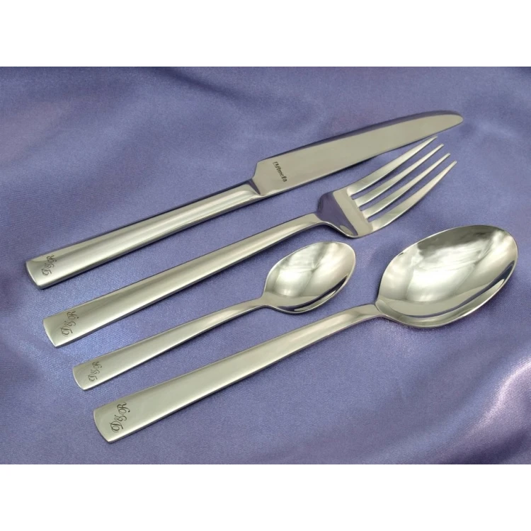 Engraving Service on Provided Cutlery Set - Initials or Family Crests - ZSZ001