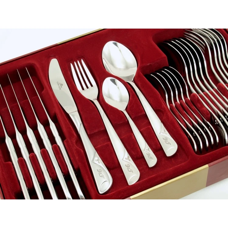 Engraving Service on Provided Cutlery Set - Initials or Family Crests - ZSZ002