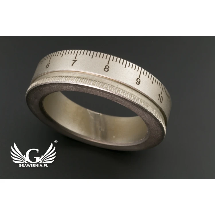 Scale Engraving - service of engraving scale on metal rings