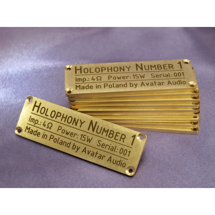 Engraving service for metal elements - preparation for production - brass and aluminium elements - PDP003