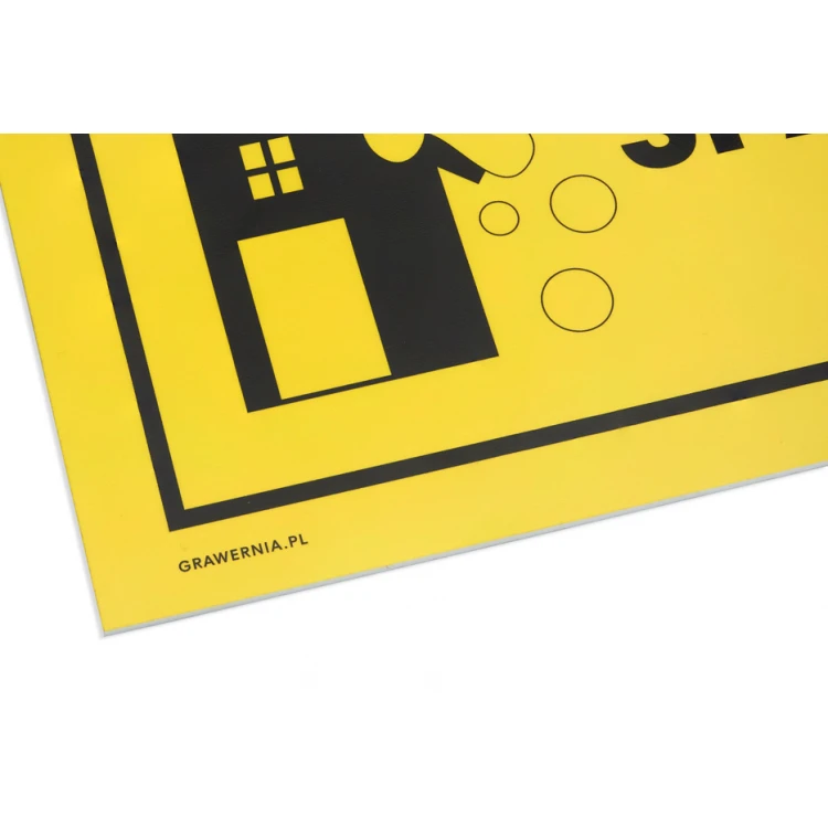 Caution, Ice and Snow Falling from Roof - Warning Sign 350x250mm - PVC - UV Color Print - BHP157