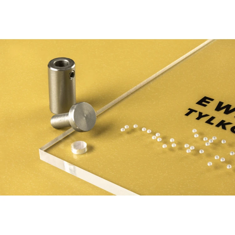 In case of fire do not use the elevator - plexi sign with Braille - size 180x230mm - TAB270