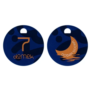 Set of two Heart key rings with your engraving - Valentine's Day gift - BRL042