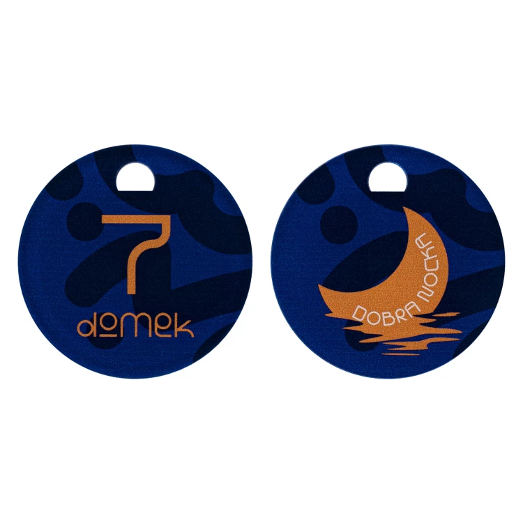 Set of two Heart key rings with your engraving - Valentine's Day gift - BRL042