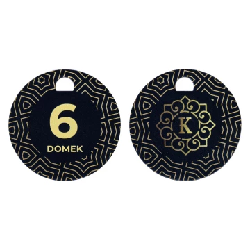 Set of two Heart key rings with your engraving - Valentine's Day gift - BRL042