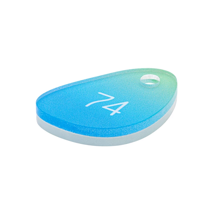 Cameo Fal acrylic key ring - UV colour print - BA043