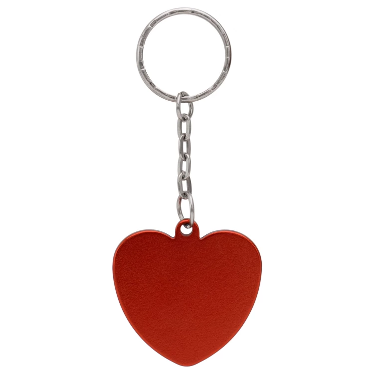 Heart-shaped key ring - Valentine's Day gift - size 40x40 mm - BRL041