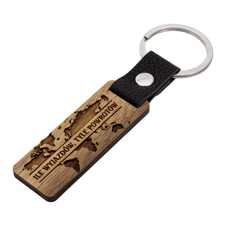 Set of two Heart key rings with your engraving - Valentine's Day gift - BRL042