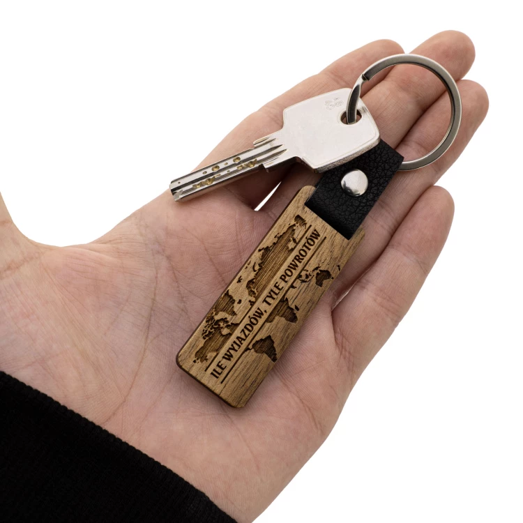 Set of two Heart key rings with your engraving - Valentine's Day gift - BRL042