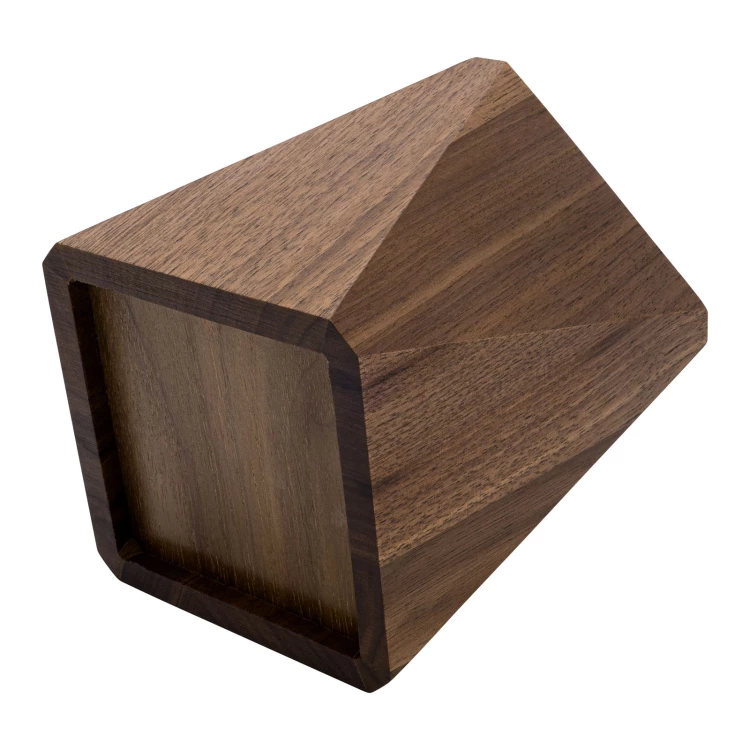 Wooden desk container with engraving - H 95 mm - PNB001