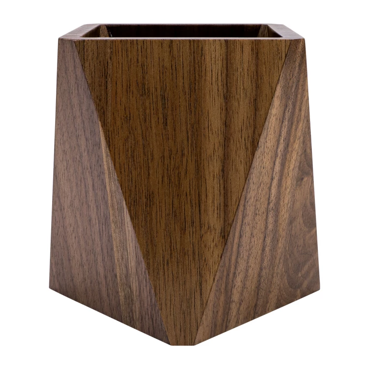 Wooden desk container with engraving - H 95 mm - PNB001