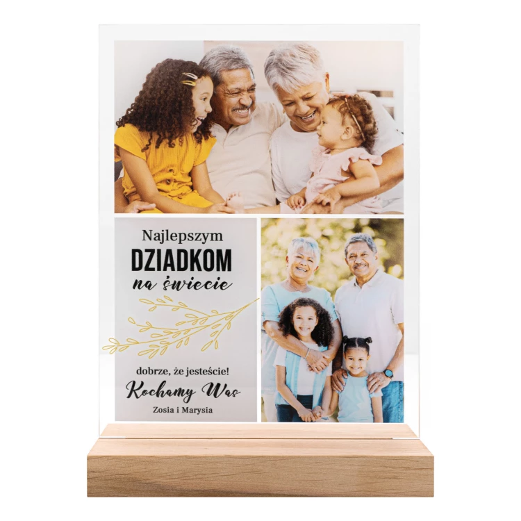 Acrylic statuette - FOR GRANDMOTHER AND FOR GIRD - DTA174