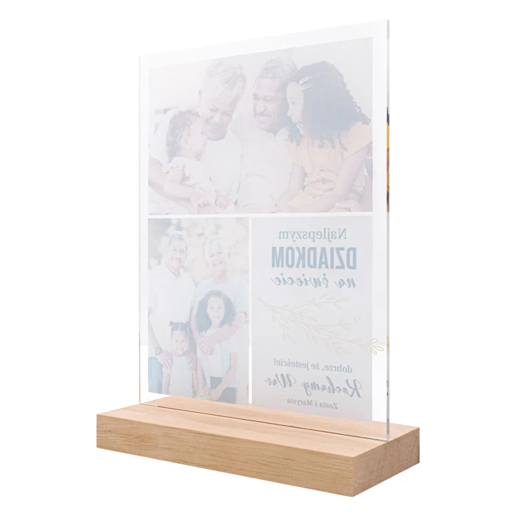 Acrylic statuette - FOR GRANDMOTHER AND FOR GIRD - DTA174